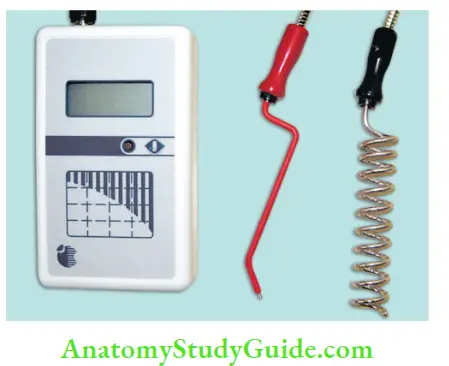 Diagnostic Procedures Notes Electric pulp tester.