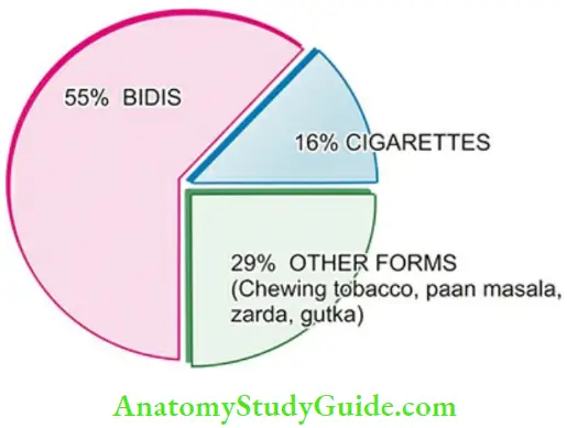 Environmental Diseases Consumption Of Tobacco In India As Estimated By Weight