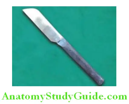 Instruments For Removable Prosthodontics plaster knife