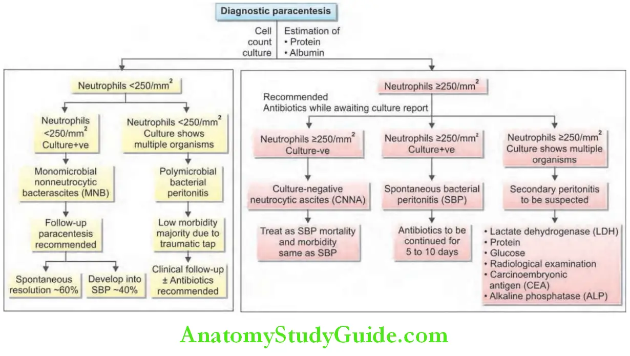 Hepatobiliary System Approach to the patient with ascites following diagnostic paracentesis