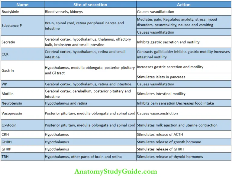 Neurotransmitter - Definition, Types and Functions Notes - Anatomy ...