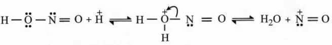 Water And Nitrosonium Ion
