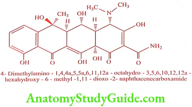 Medical Chemistry Antibiotics Oxytetracycline