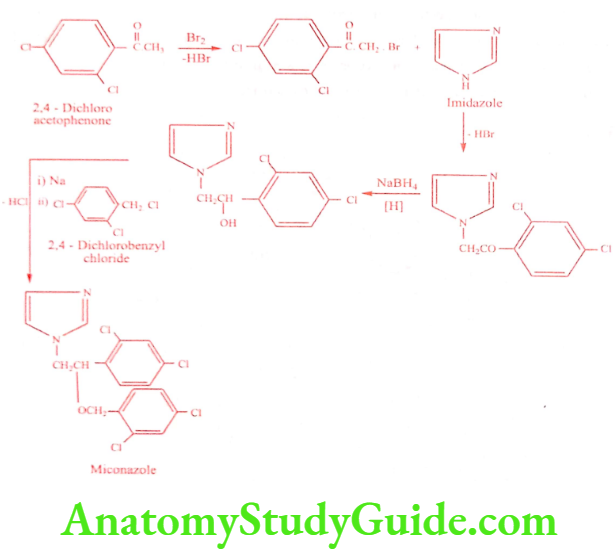Medical Chemistry Antifungal Agents Miconazole Synthesis