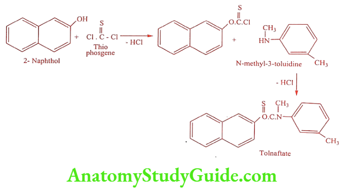 Medical Chemistry Antifungal Agents Tolnaftate Synthesis