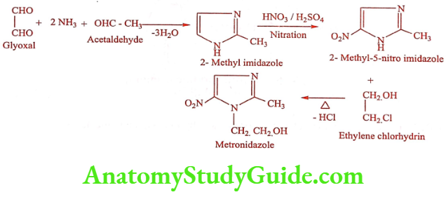 Medical Chemistry Antiprotozoal Agents Metronidazole synthesis