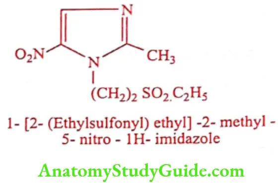 Medical Chemistry Antiprotozoal Agents Tinidazole