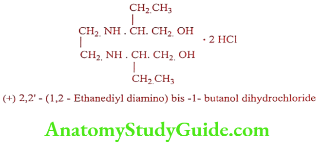 Medical Chemistry Antitubercular Agents Ethambutol hydrochloride