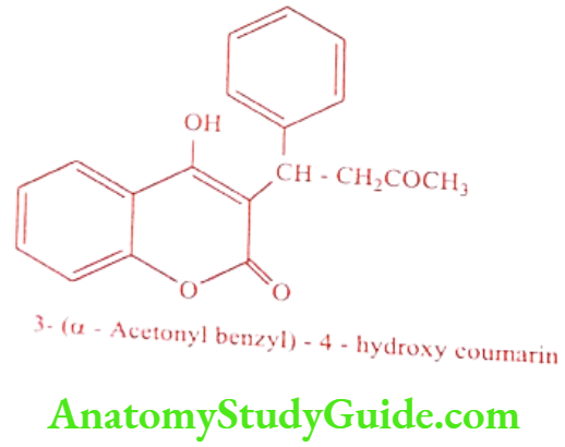 Medical Chemistry Coagulants And Anticoagulants Warfarin