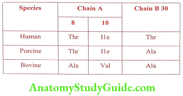 Medical Chemistry Hypoglycemic Agents Animal And Human Insulin