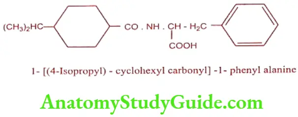 Medical Chemistry Hypoglycemic Agents Nateglindie