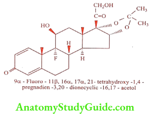 Medical Chemistry Steroids And Related Compounds Triamcinolone