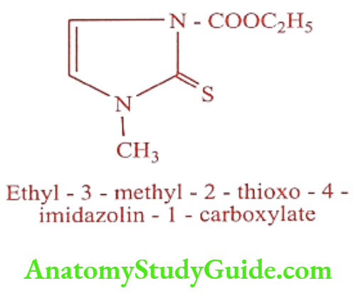 Medical Chemistry Thyroid And Antithyroid Drugs Carbimazole