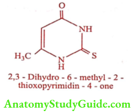 Medical Chemistry Thyroid And Antithyroid Drugs Methylthiouracil