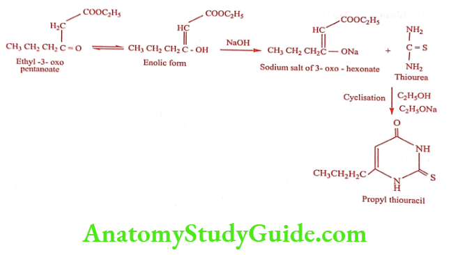 Medical Chemistry Thyroid And Antithyroid Drugs Propylthiouracil synthesis