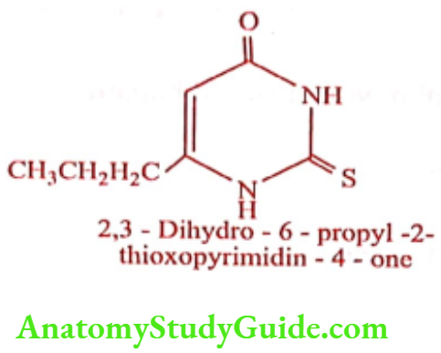 Medical Chemistry Thyroid And Antithyroid Drugs Propylthiouracil
